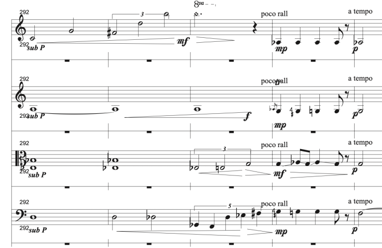 Musical score from production 'Lady Grey'